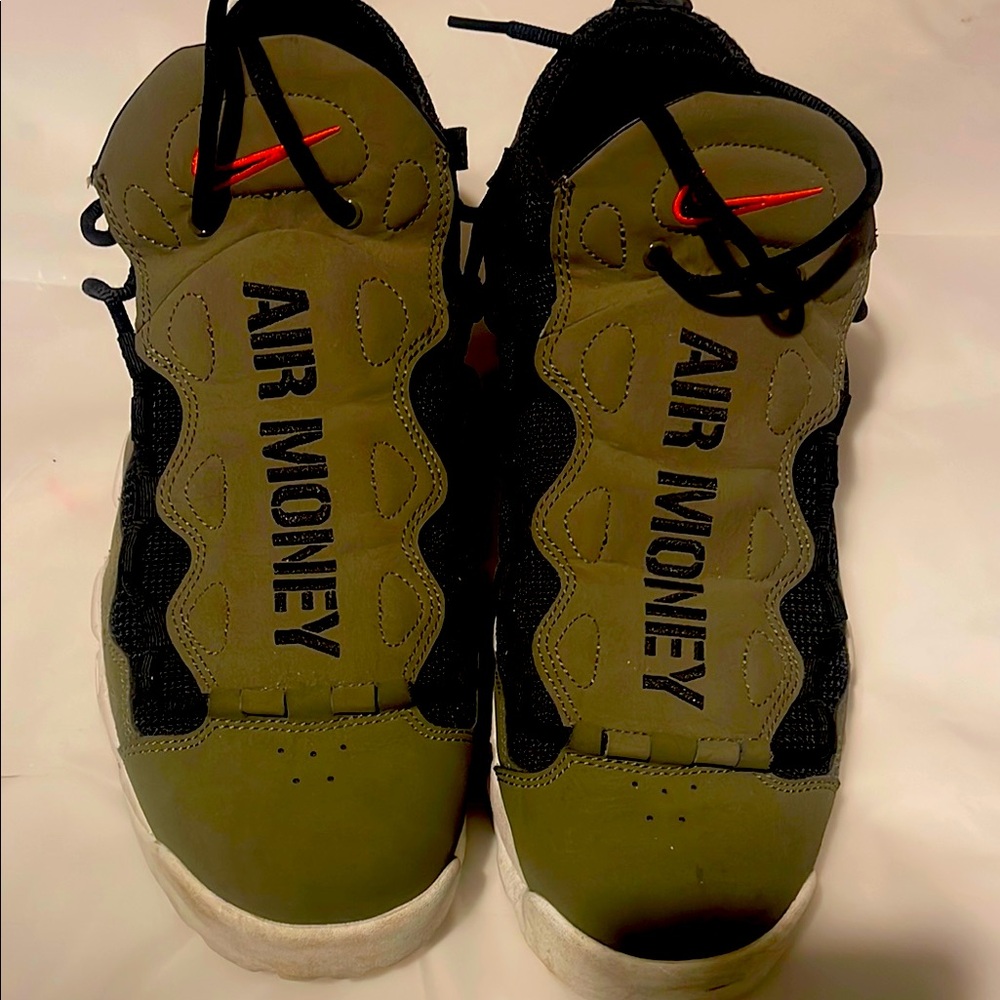 Nike Air Money Olive and Black Sneakers